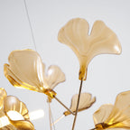 Acrylic Ginkgo Leaf Chandelier – product view 73