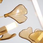 Acrylic Ginkgo Leaf Chandelier – product view 75