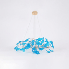 Acrylic Ginkgo Leaf Chandelier – product view 78