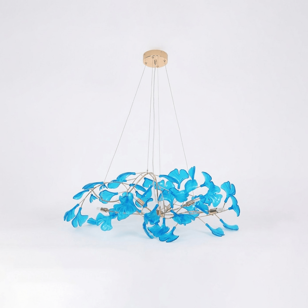 Acrylic Ginkgo Leaf Chandelier – product view 78