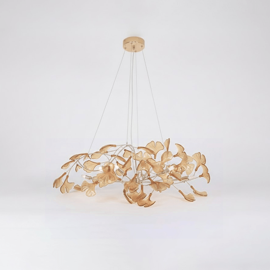 Acrylic Ginkgo Leaf Chandelier – product view 79