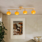 Venus Pumpkin Metal Ceiling Lamp — product view 10