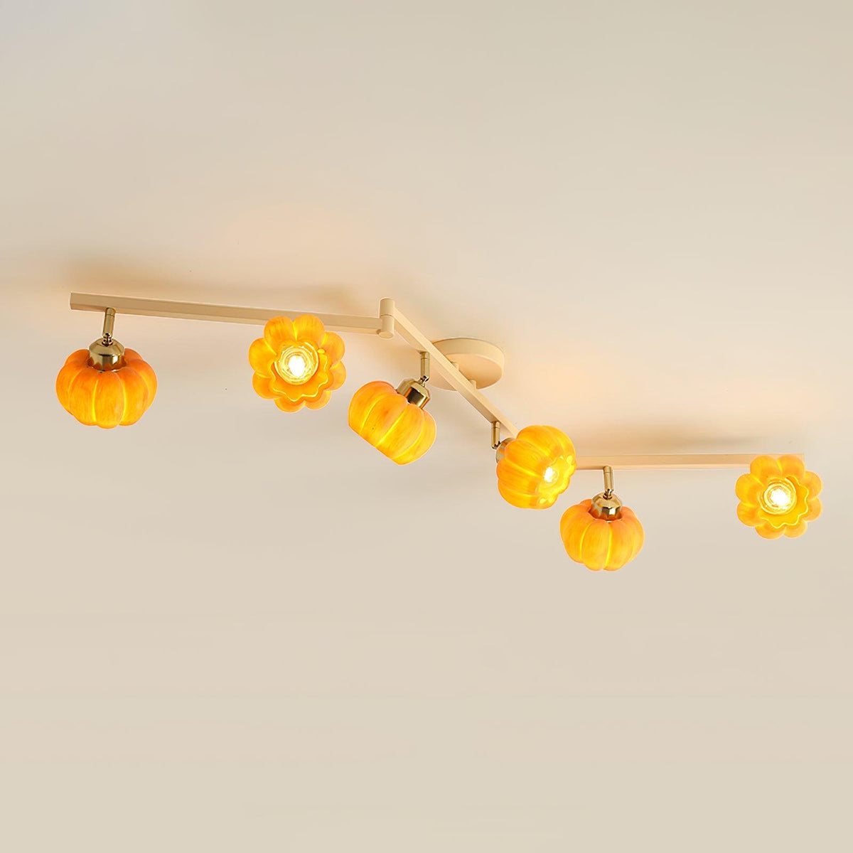Venus Pumpkin Metal Ceiling Lamp — product view 13