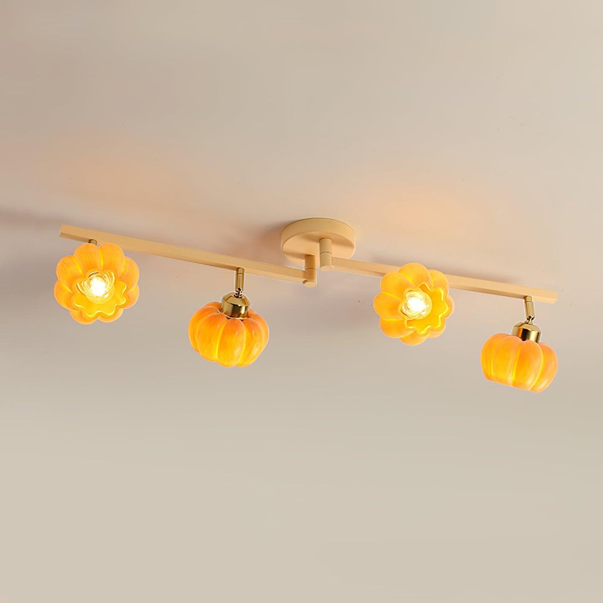 Venus Pumpkin Metal Ceiling Lamp — product view 18
