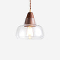 Walnut Glass Pendant Lamp — product view 1