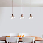 Walnut Glass Pendant Lamp — product view 6