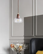 Walnut Glass Pendant Lamp — product view 10