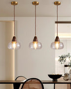 Walnut Glass Pendant Lamp — product view 11