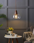 Walnut Glass Pendant Lamp — product view 12