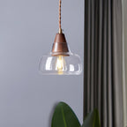Walnut Glass Pendant Lamp — product view 13