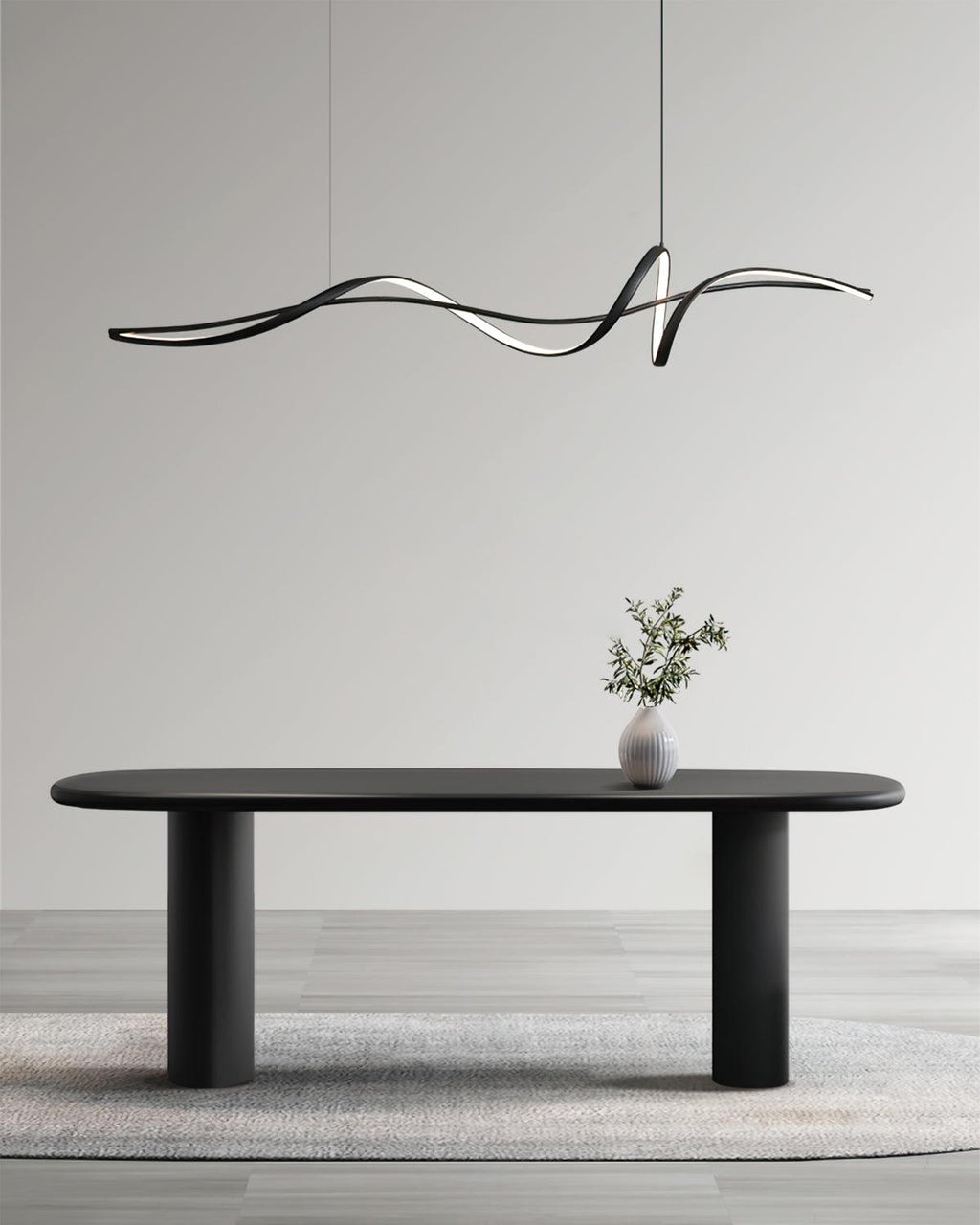 Inari Line Aluminum Chandelier — product view 4