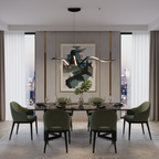 Inari Line Aluminum Chandelier — product view 10