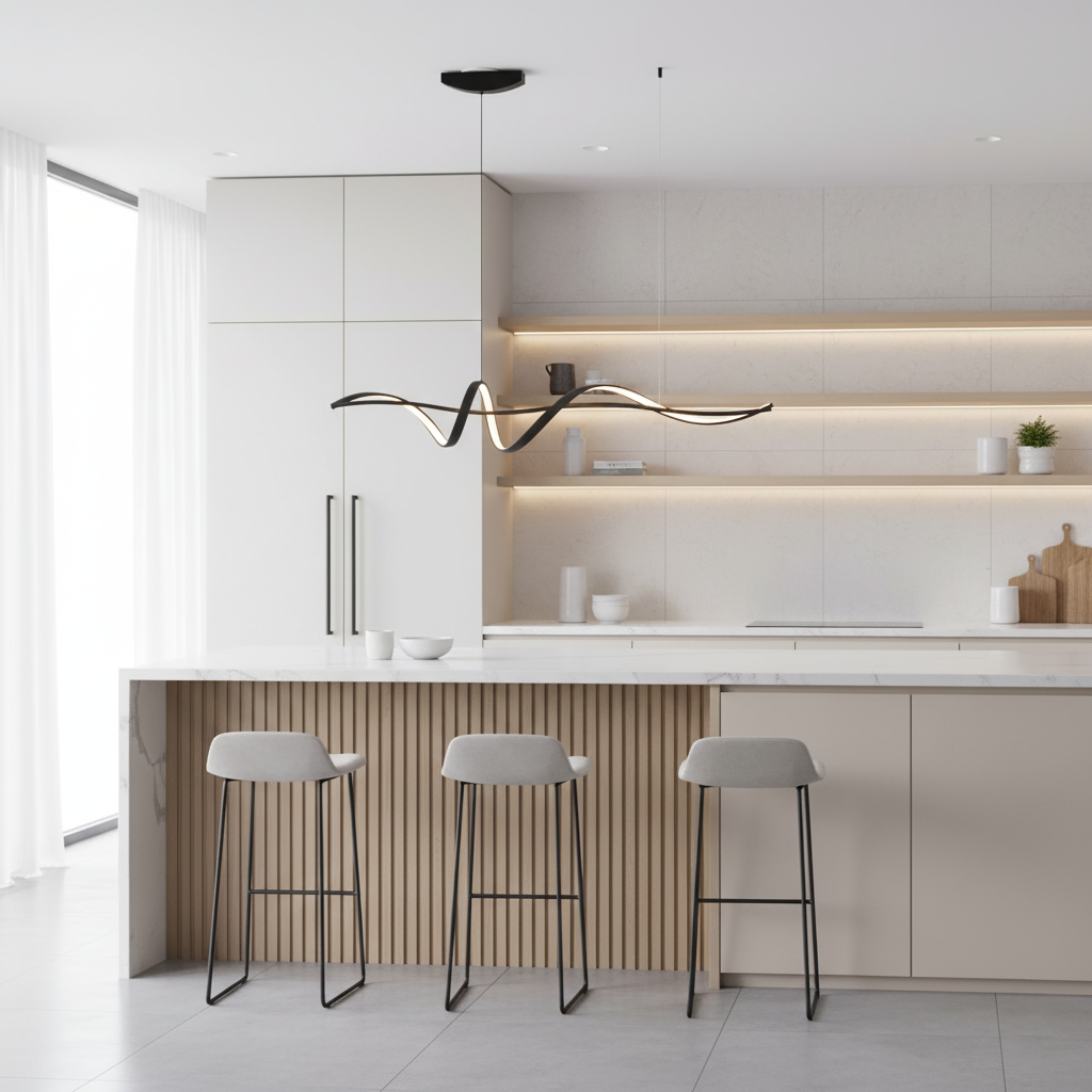Inari Line Aluminum Chandelier — product view 13