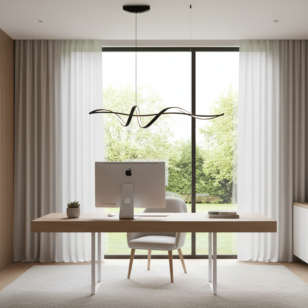 Inari Line Aluminum Chandelier — product view 14