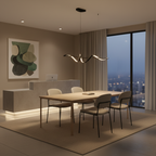 Inari Line Aluminum Chandelier — product view 15