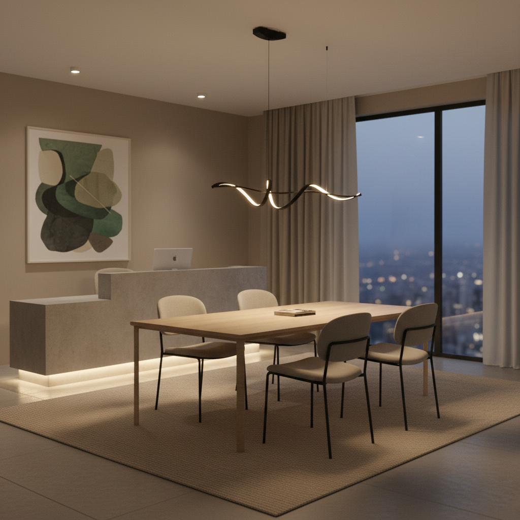 Inari Line Aluminum Chandelier — product view 15