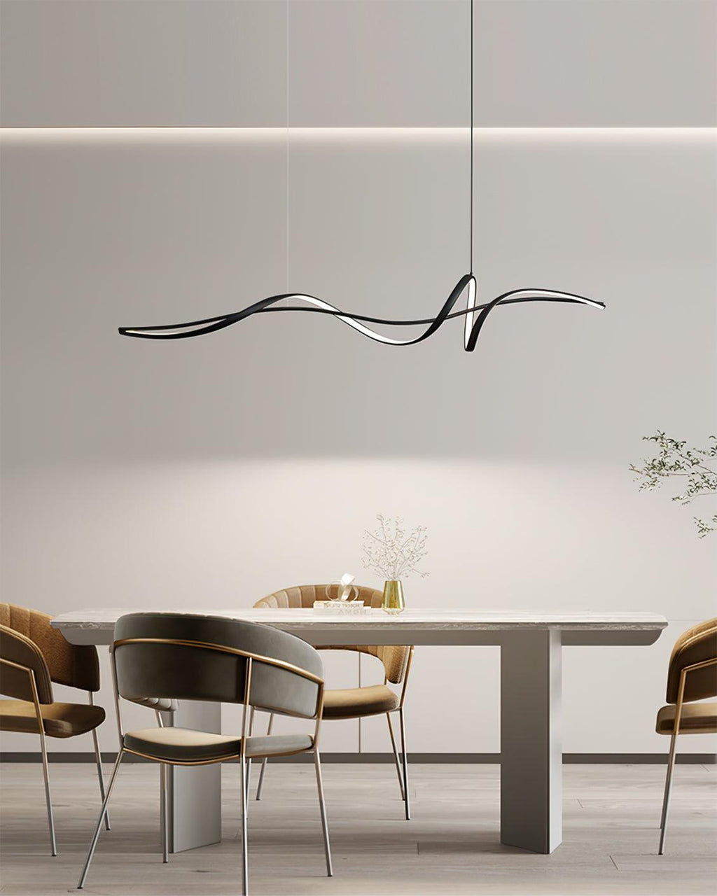 Inari Line Aluminum Chandelier — product view 24