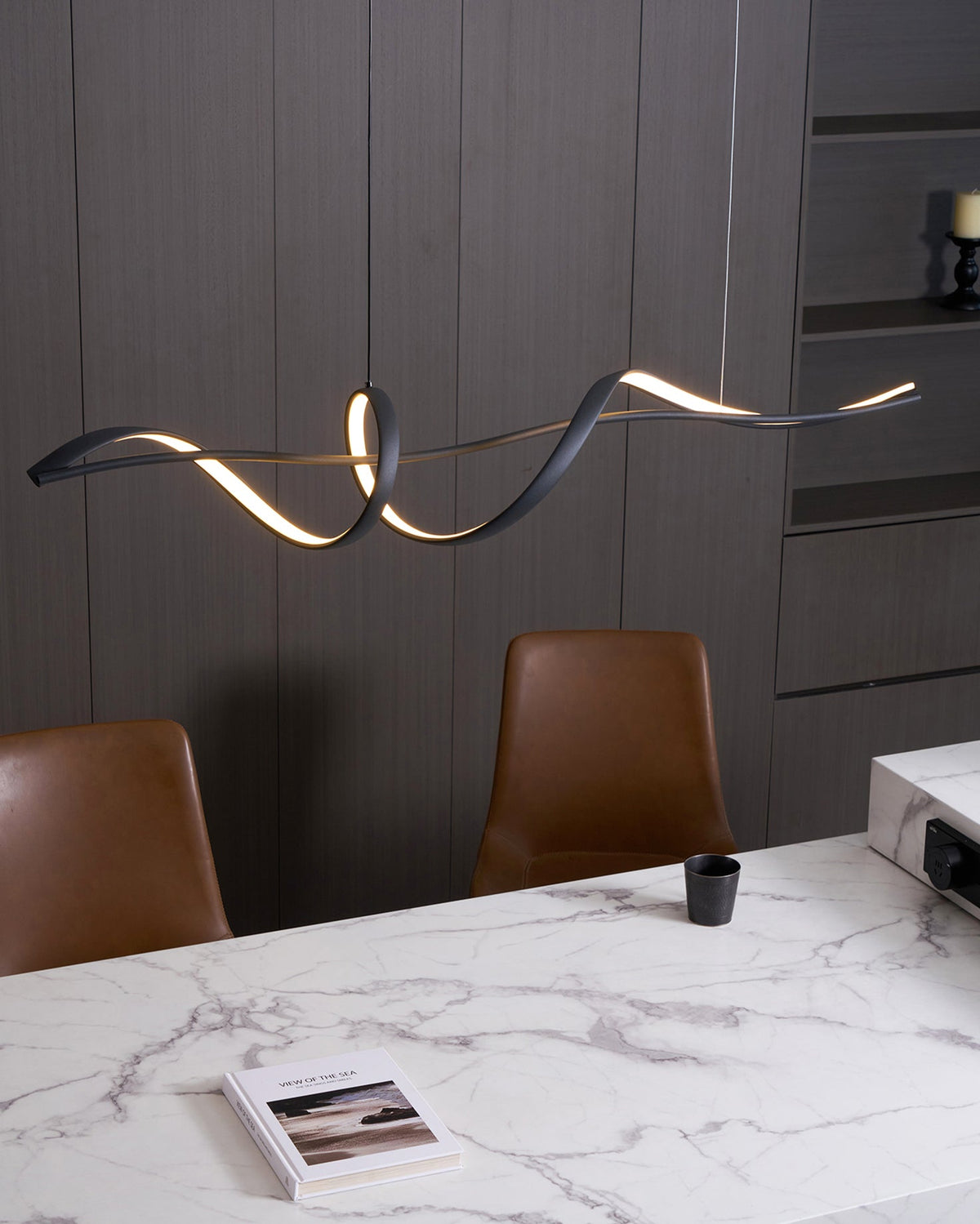 Inari Line Aluminum Chandelier — product view 36