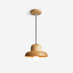 Wood Hat Pendant Lamp — product view 1