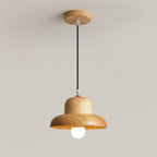 Wood Hat Pendant Lamp — product view 12
