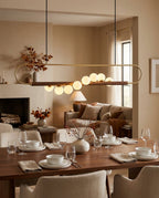 Modern Zeta Glass Chandelier — product view 7