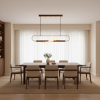 Modern Zeta Glass Chandelier — product view 8