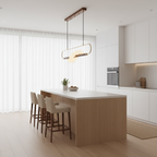 Modern Zeta Glass Chandelier — product view 9