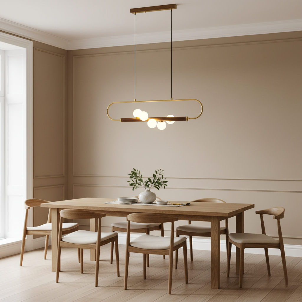 Modern Zeta Glass Chandelier — product view 14
