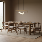 Modern Zeta Glass Chandelier — product view 15