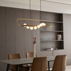 Modern Zeta Glass Chandelier — product view 17