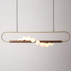 Modern Zeta Glass Chandelier — product view 22