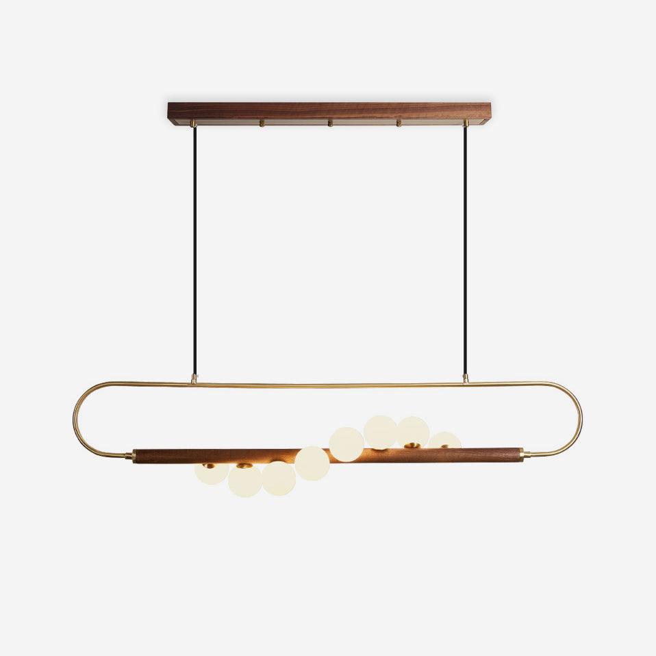 Modern Zeta Glass Chandelier — product view 25