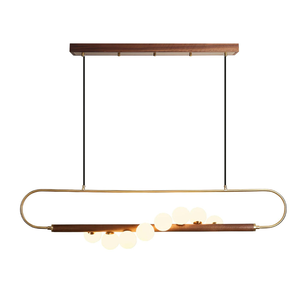 Modern Zeta Glass Chandelier — product view 27