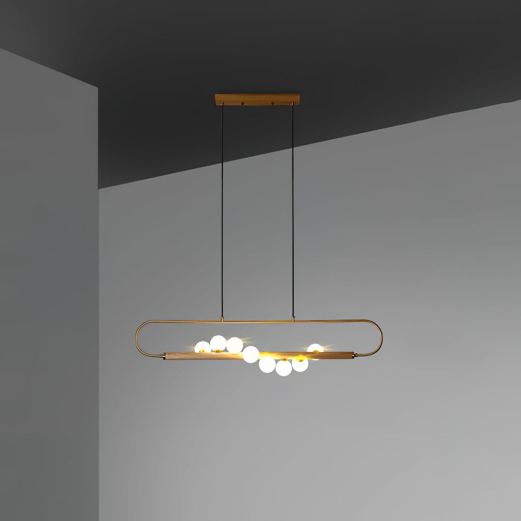 Modern Zeta Glass Chandelier — product view 28