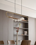 Modern Zeta Glass Chandelier — product view 33