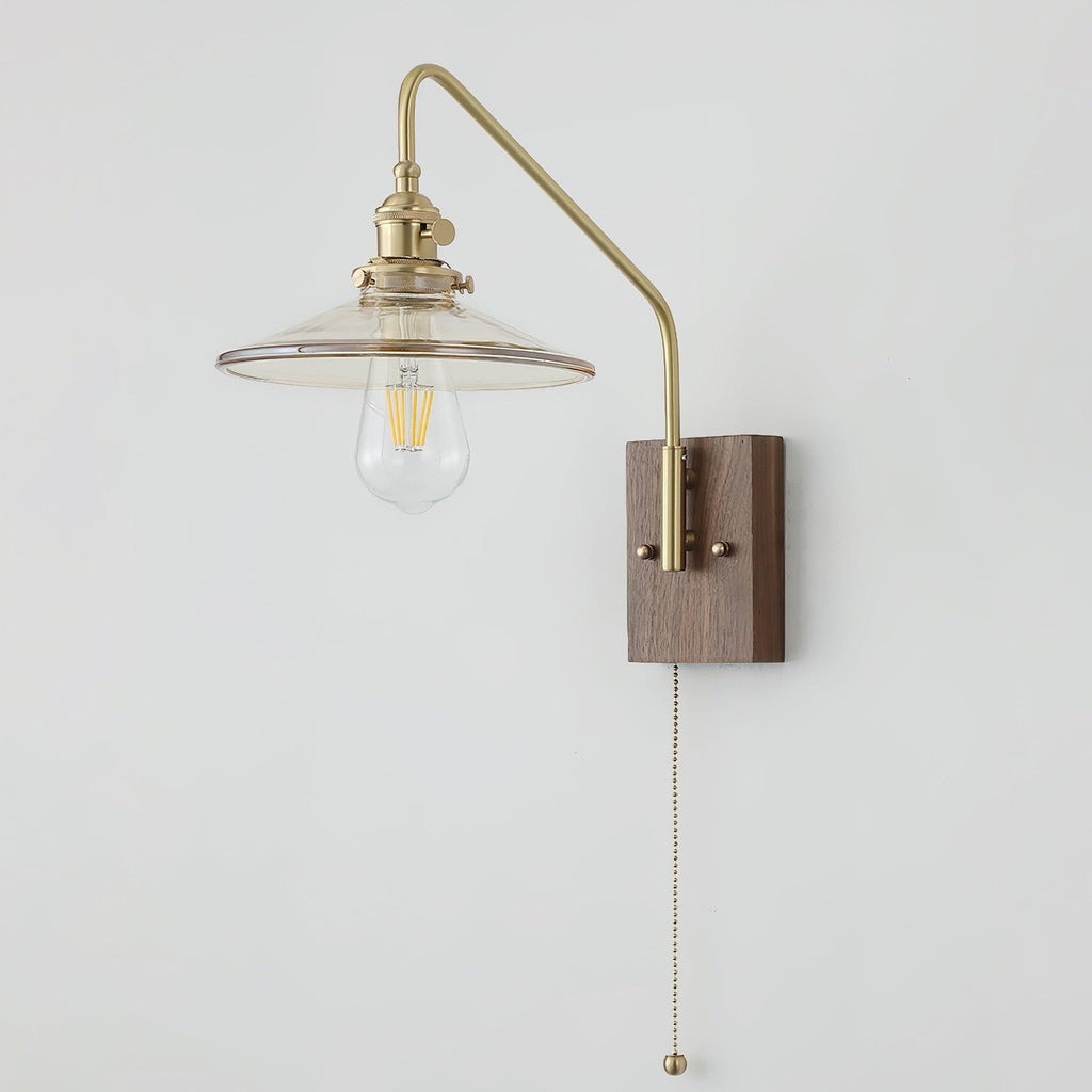 Retro Kelsey Glass Wall Lamp — product view 9