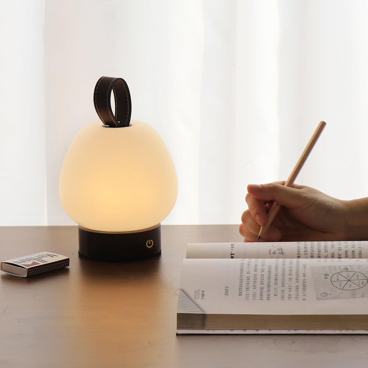 Nancy Portable Wood Table Lamp — product view 7