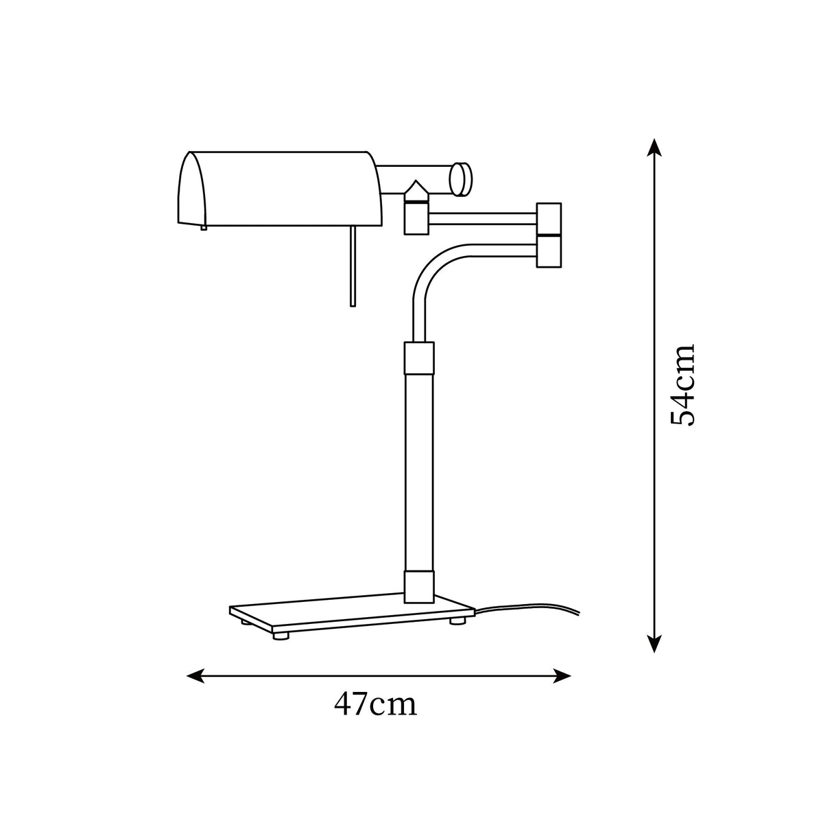 Pivot Metal Table Lamp — product view 5