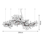 Gingko Long Version Metal Chandelier — product view 7
