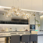 Gingko Long Version Metal Chandelier — product view 9
