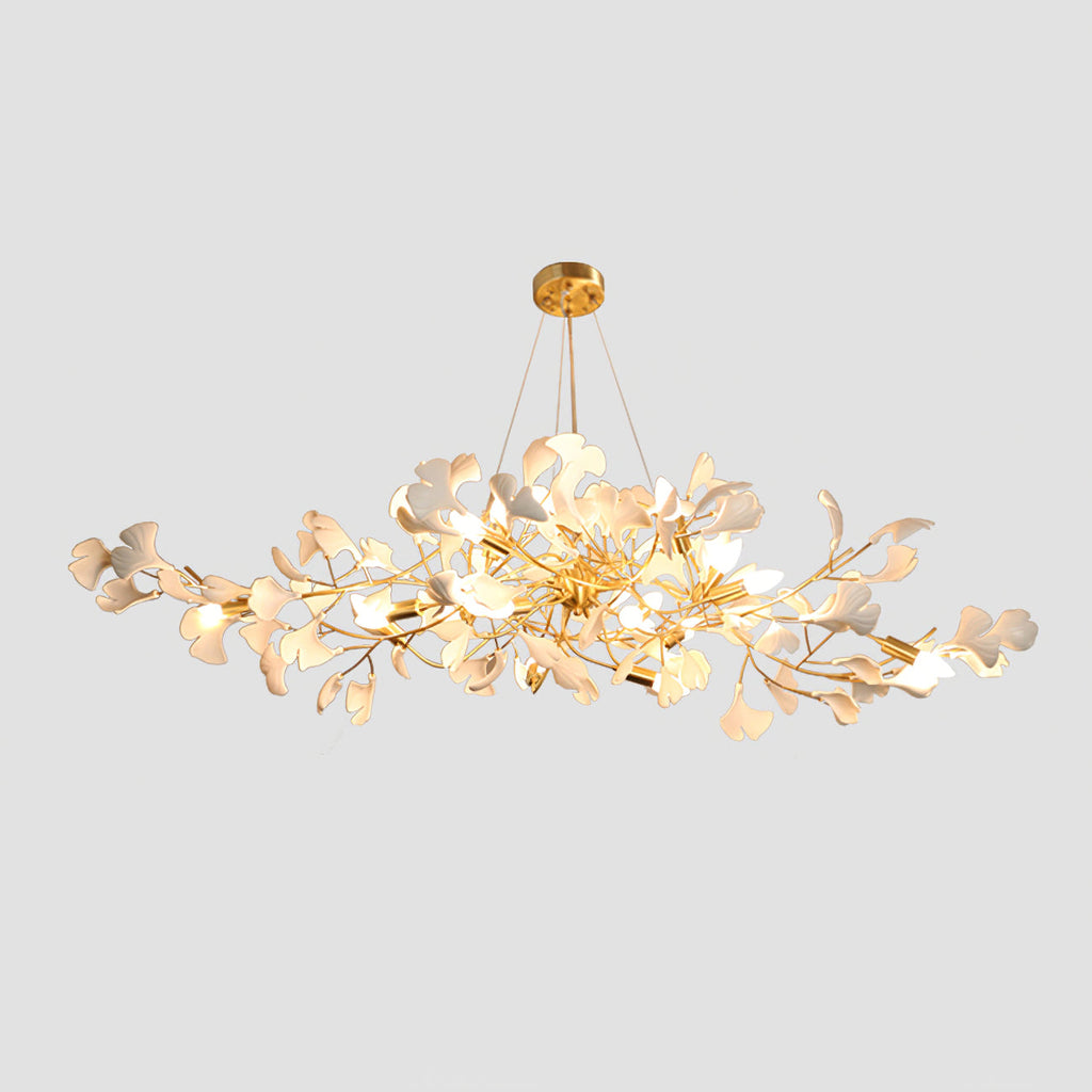 Gingko Long Version Metal Chandelier — product view 11
