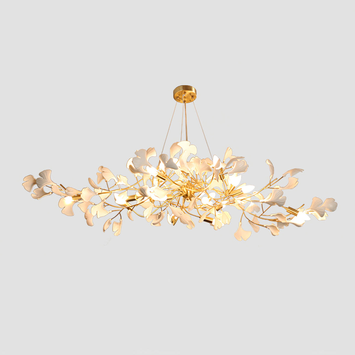 Gingko Long Version Metal Chandelier — product view 11