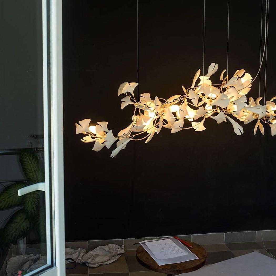 Gingko Long Version Metal Chandelier — product view 13