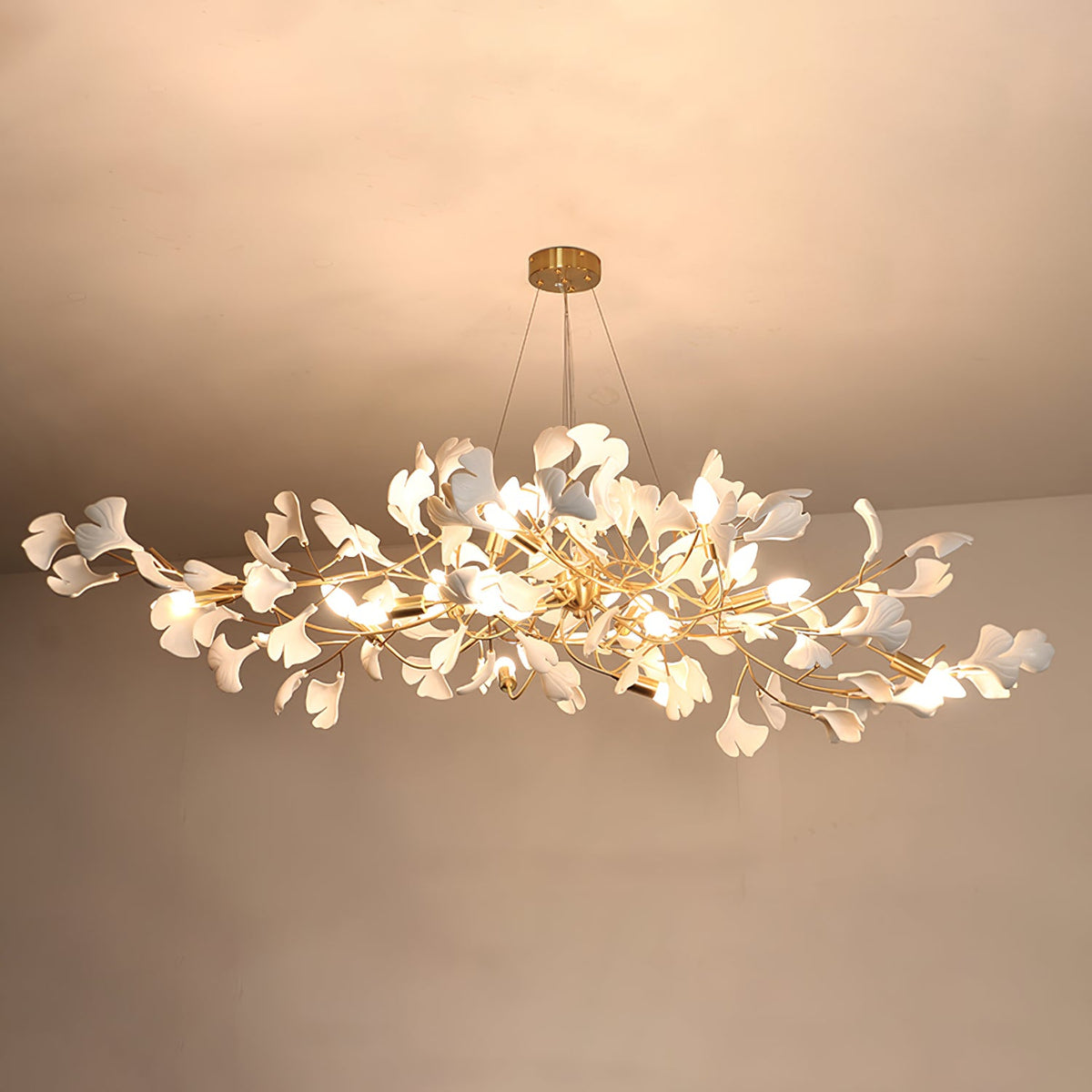 Gingko Long Version Metal Chandelier — product view 14