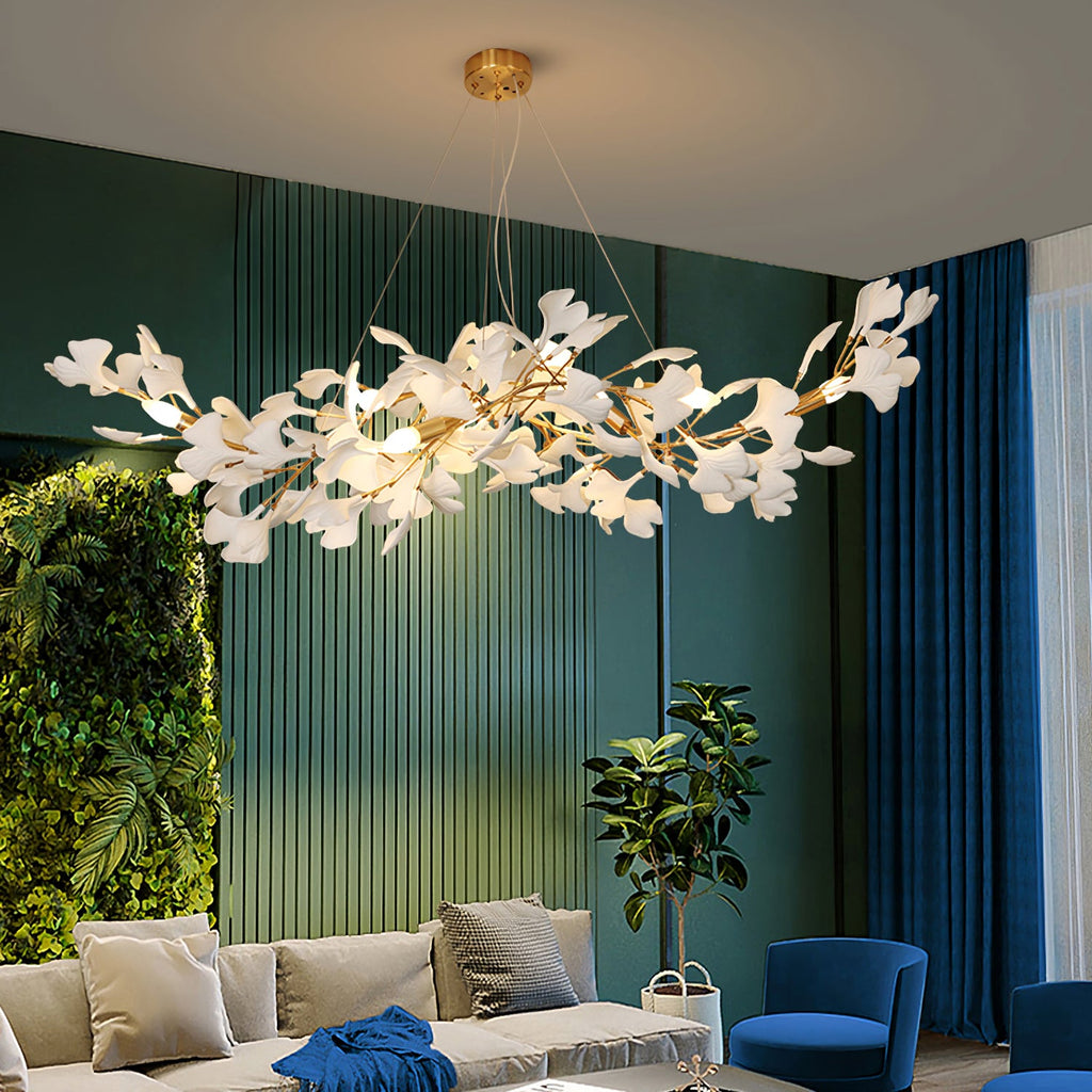 Gingko Long Version Metal Chandelier — product view 18