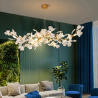 Gingko Long Version Metal Chandelier — product view 18