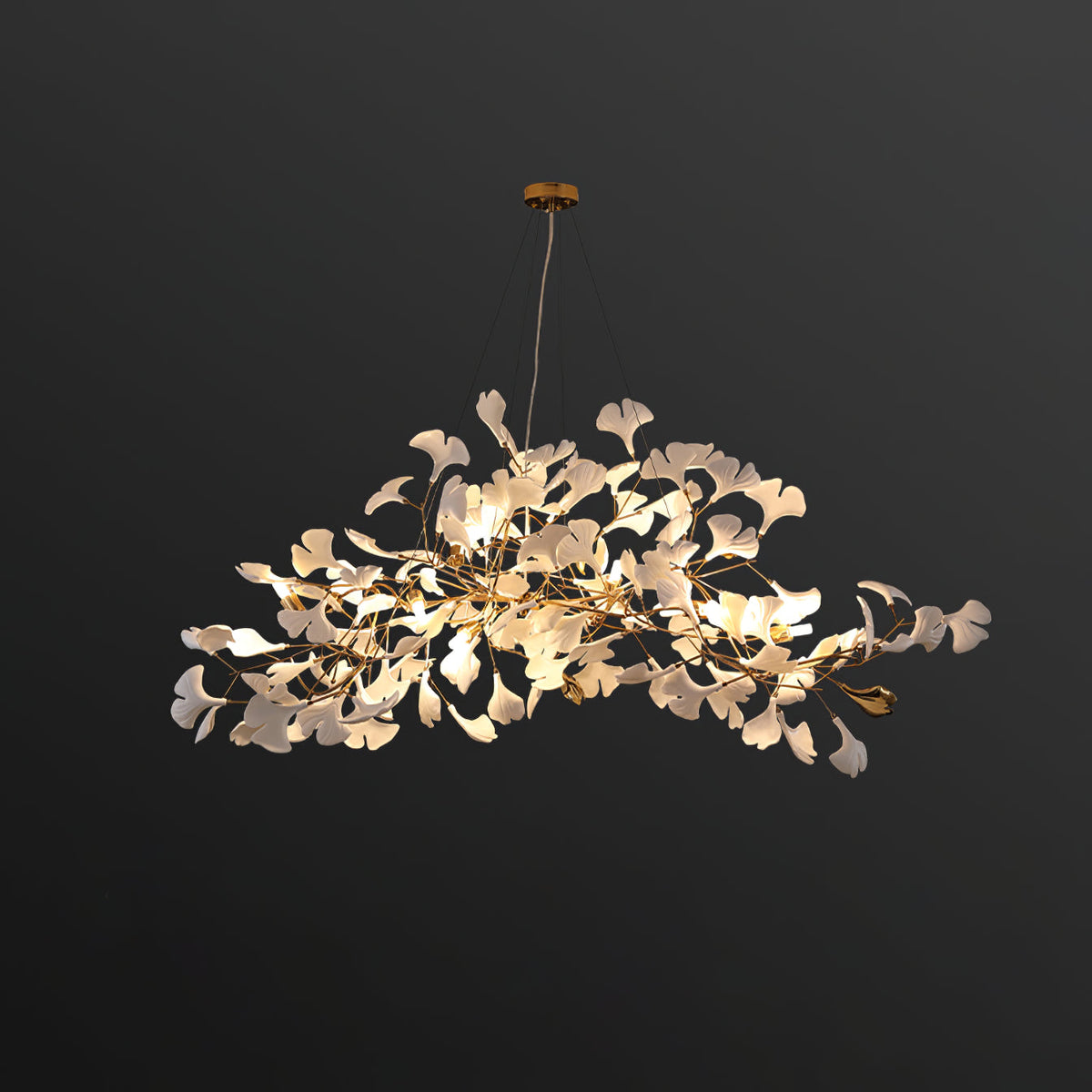 Gingko Long Version Metal Chandelier — product view 24