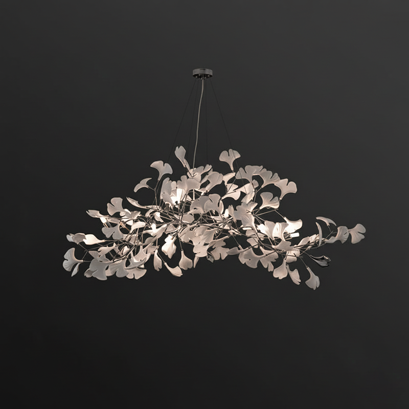 Gingko Long Version Metal Chandelier — product view 30