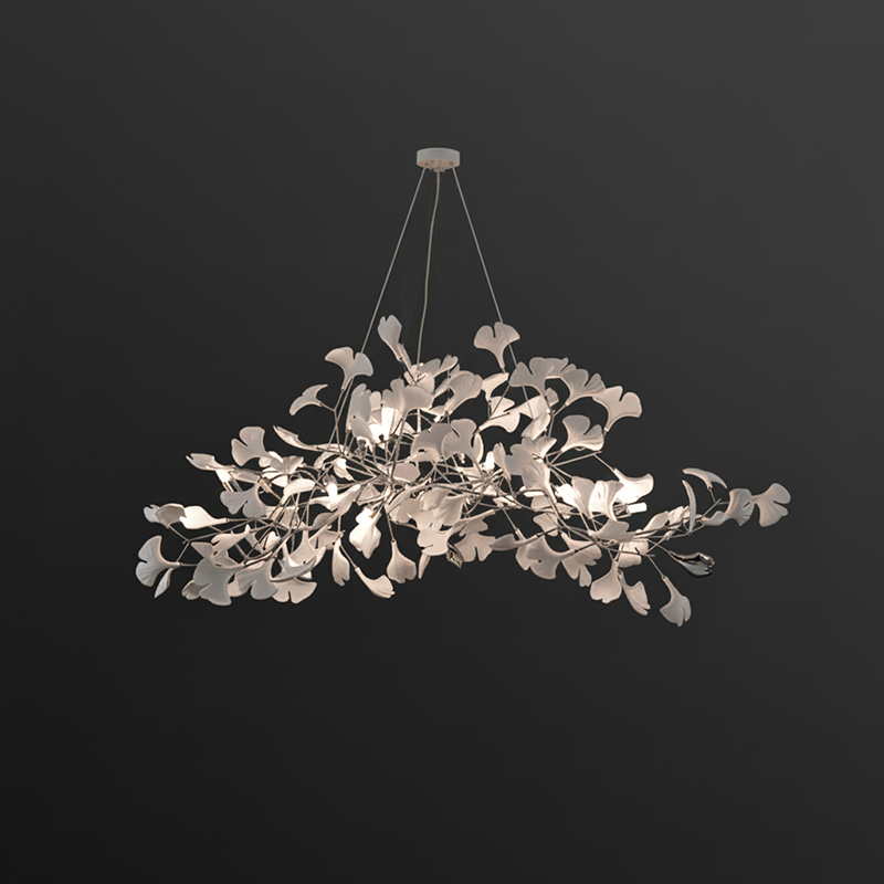 Gingko Long Version Metal Chandelier — product view 34