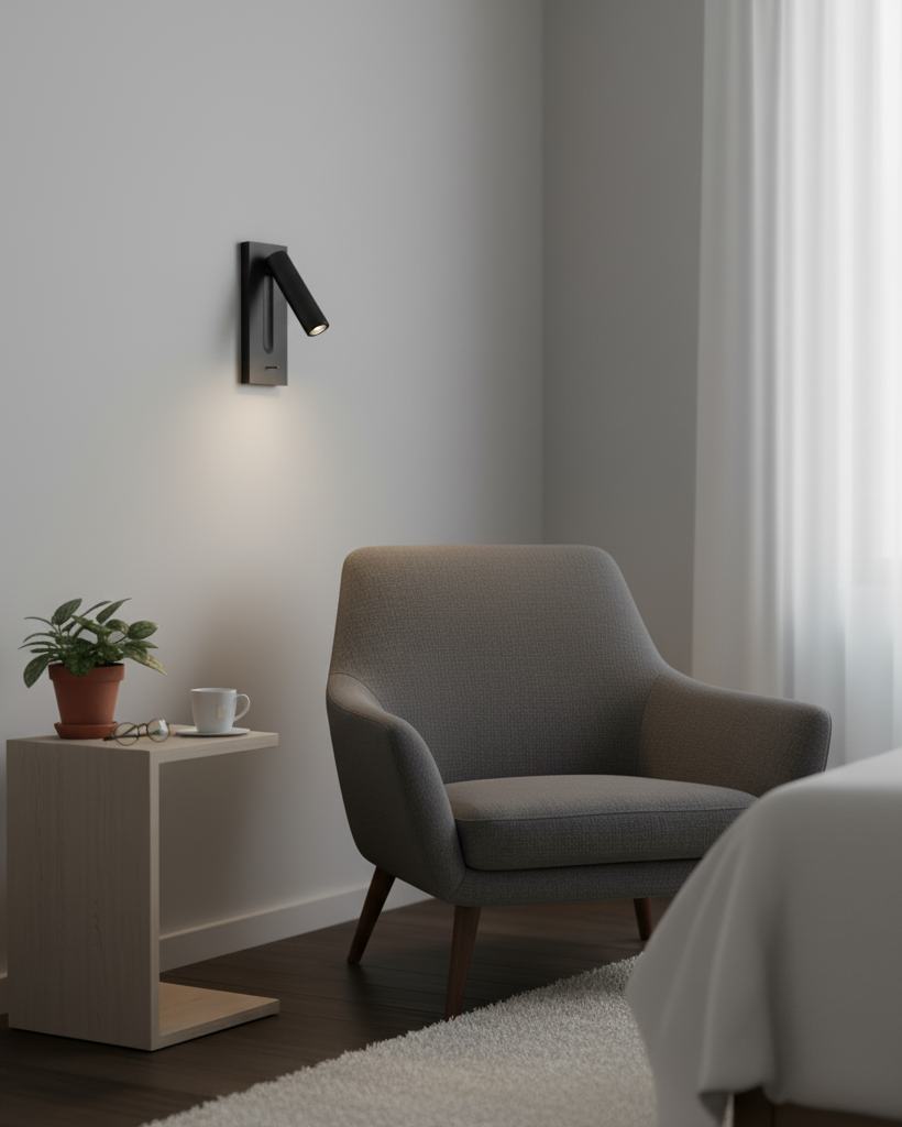 Micro Square Switched Sconce — product view 9